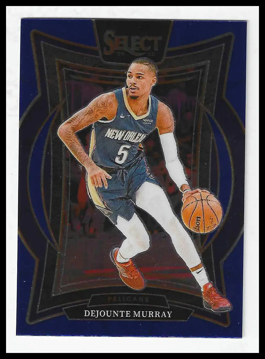 2024-25 Panini Select #98 Zach Edey Blue (Retail) - Basketball Card Single