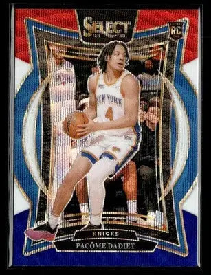 2024-25 Panini Select #99 Pacome Dadiet Tri-Color Prizm - Basketball Card Single