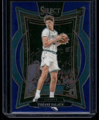 2024-25 Panini Select Basketball Tidjane Salaün #95 Concourse Blue RC Basketball - Basketball Card Single