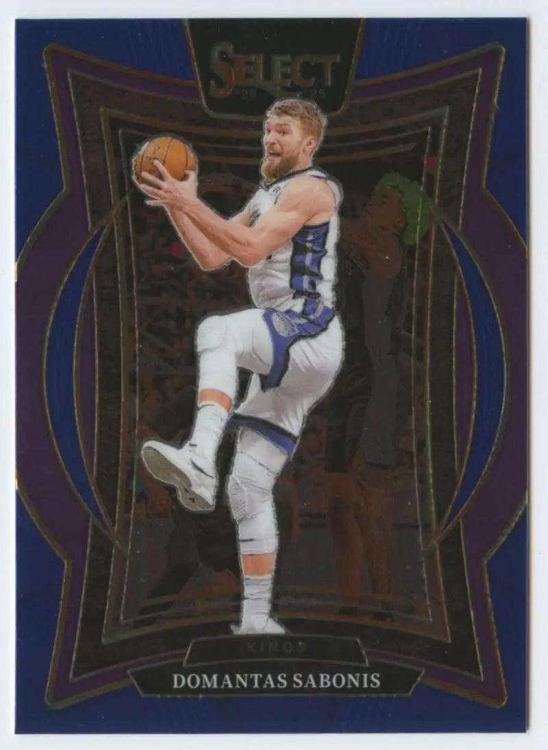 2024-25 Panini Select Blue #24 Domantas Sabonis NM-MT Sac Kings Concour ID:80933 - Basketball Card Single