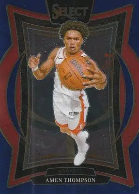 2024-25 Panini Select Blue #59 Amen Thompson NM-MT Rockets Concourse ID:80937 - Basketball Card Single