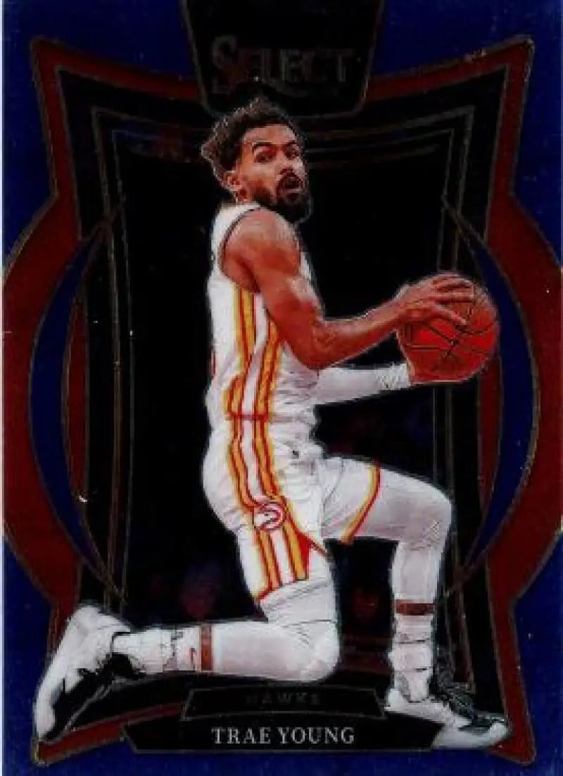 2024-25 Panini Select Blue #63 Trae Young NM-MT Hawks Concourse ID:80927 - Basketball Card Single