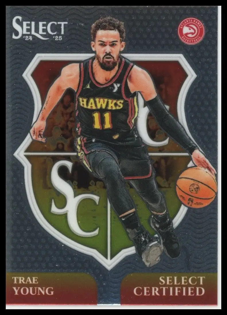 2024-25 Panini Select - Select Certified Trae Young #8