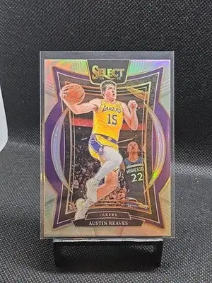 2024-25 Panini Select - Concourse Austin Reaves #40 Silver Prizm - Basketball Card Single