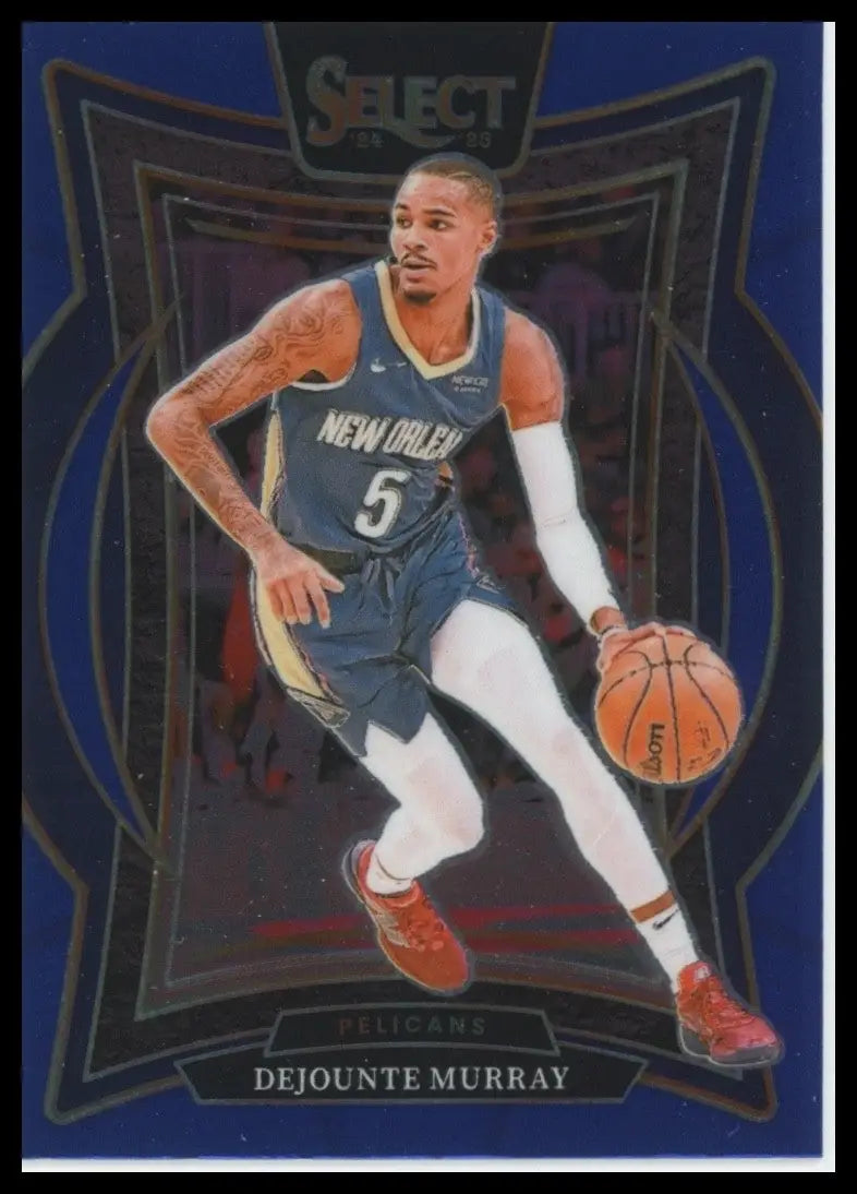 2024-25 Panini Select - Concourse Dejounte Murray #13 Blue