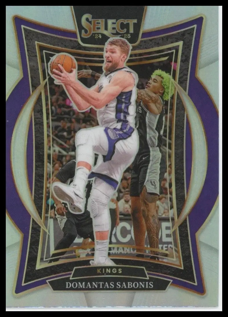 2024-25 Panini Select - Concourse Domantas Sabonis #24 Silver Prizm