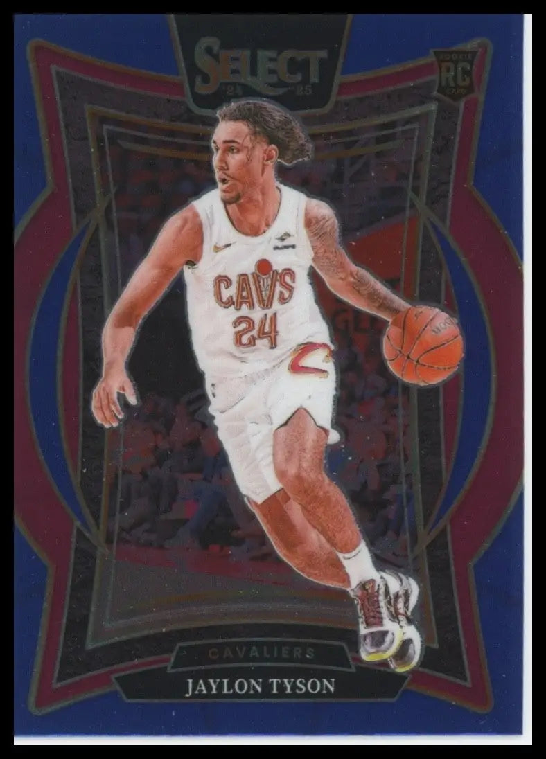 2024-25 Panini Select - Concourse Jaylon Tyson #77 Blue (RC)