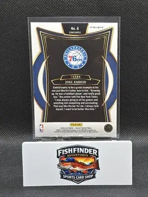 2024-25 Panini Select - Concourse Joel Embiid #6 Blue Prizm