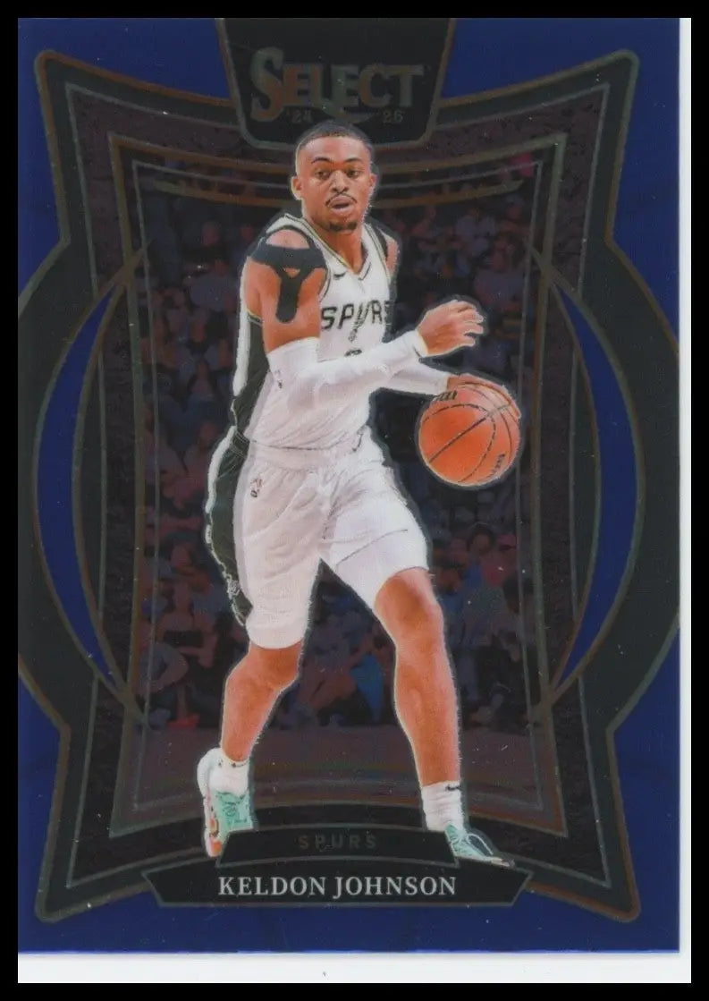 2024-25 Panini Select - Concourse Keldon Johnson #58 Blue