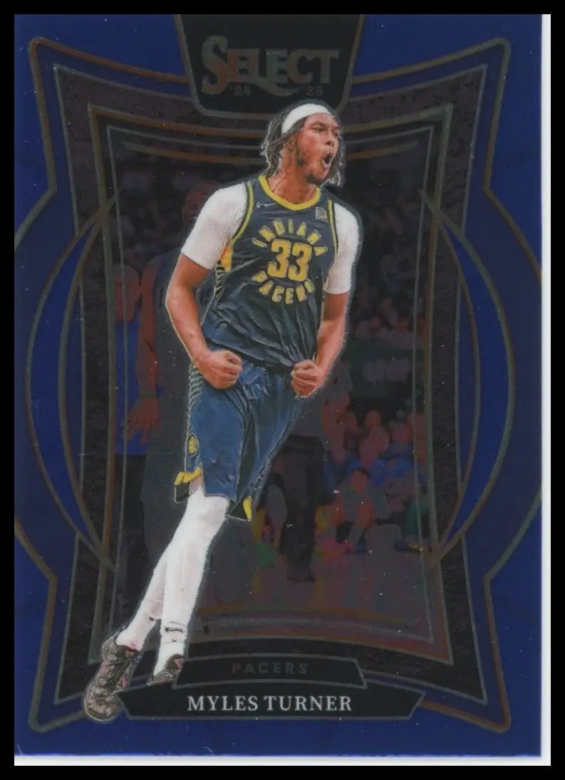 2024-25 Panini Select - Concourse Myles Turner #4 Blue