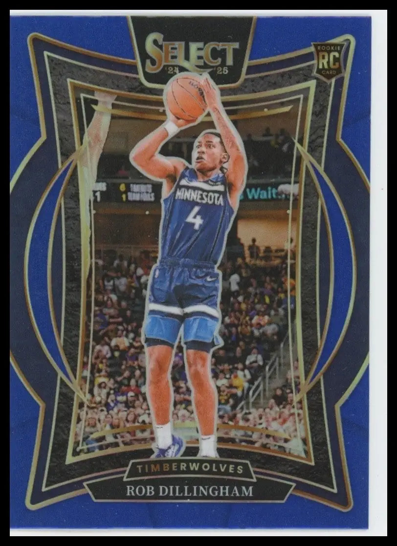 2024-25 Panini Select - Concourse Robert Dillingham #84 Blue Prizm (RC)