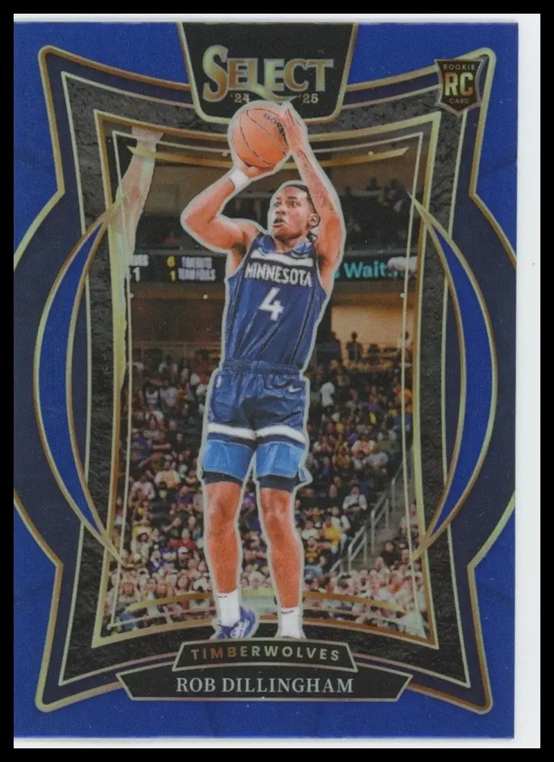 2024-25 Panini Select - Concourse Robert Dillingham #84 Blue Prizm (RC)