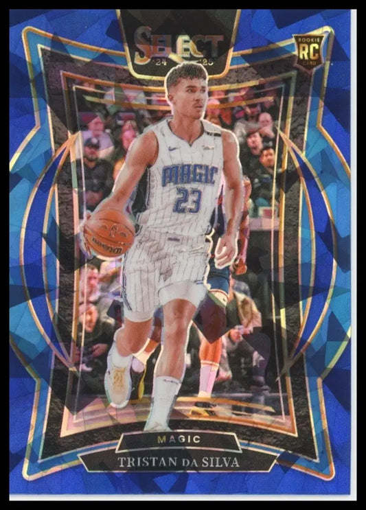 2024-25 Panini Select - Concourse Tristan da Silva #83 Blue Cracked Ice Prizm... - Basketball Card Single