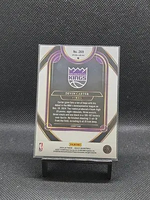 2024-25 Panini Select - Courtside Devin Carter #269 Tectonic Prizm (RC)