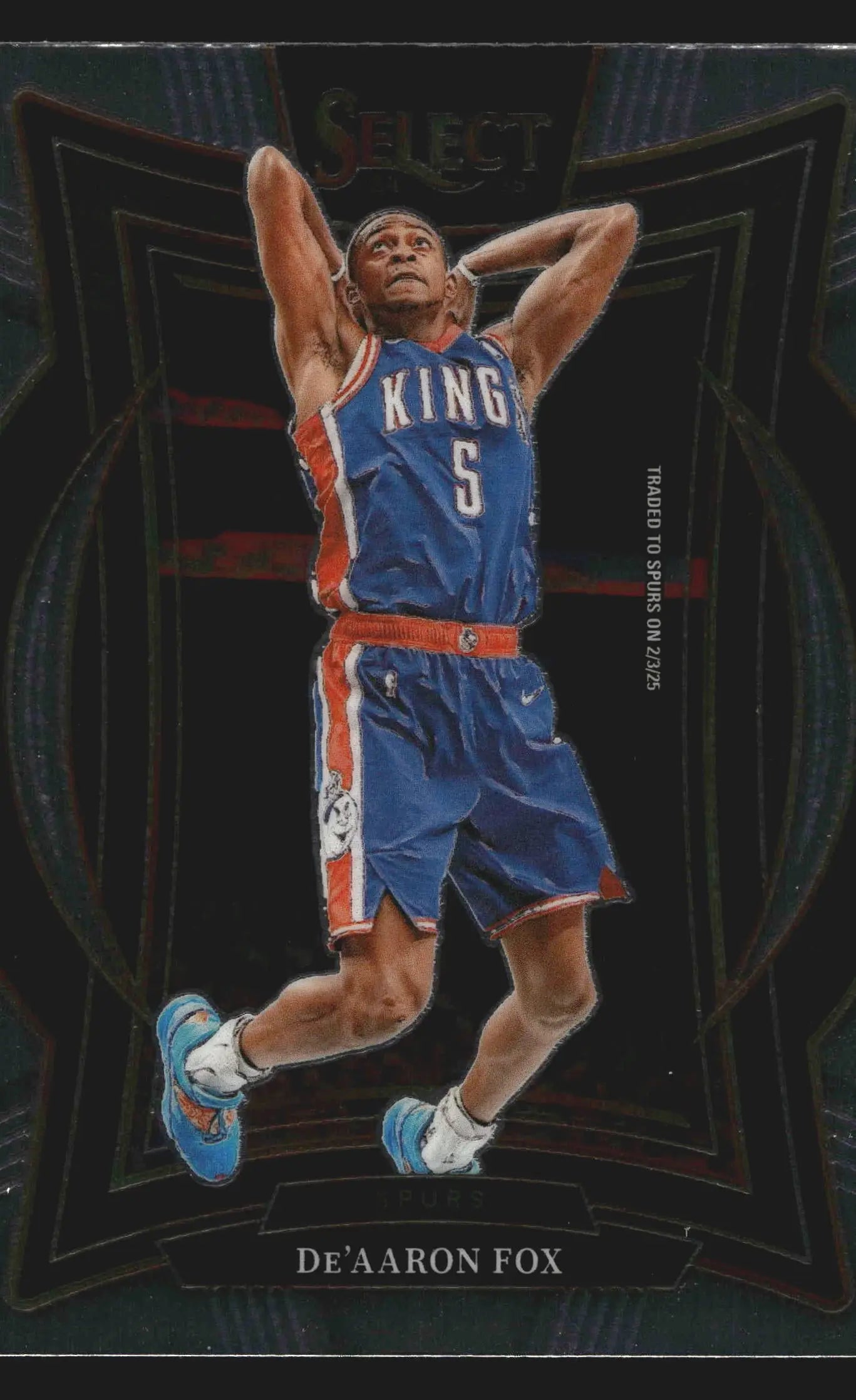 2024-25 Panini Select De’Aaron Fox #3 Concourse San Antonio Spurs - Basketball Card Single