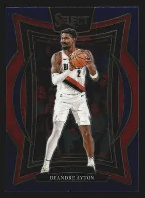 2024-25 Panini Select Deandre Ayton #53 Concourse Retail Blue Trail Blazers - Basketball Card Single