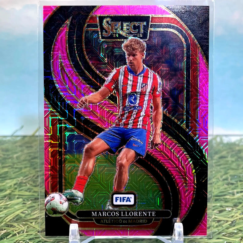 2024-25 Panini Select FIFA #110 Marcos Llorente Pink Mojo /299 - Soccer Card Single