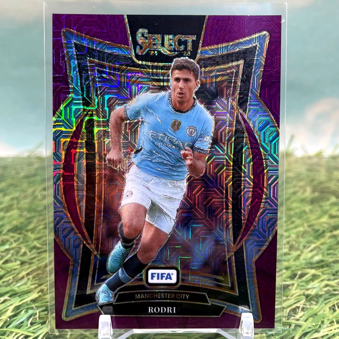 2024-25 Panini Select FIFA #25 Rodri Purple Mojo - Soccer Card Single