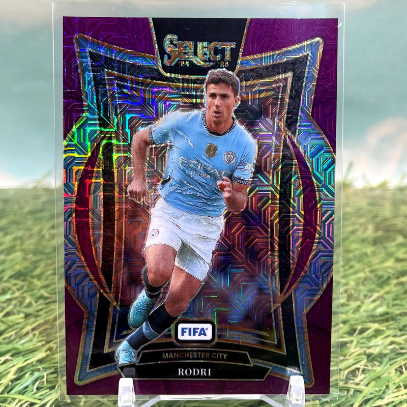 2024-25 Panini Select FIFA #25 Rodri Purple Mojo - Soccer Card Single