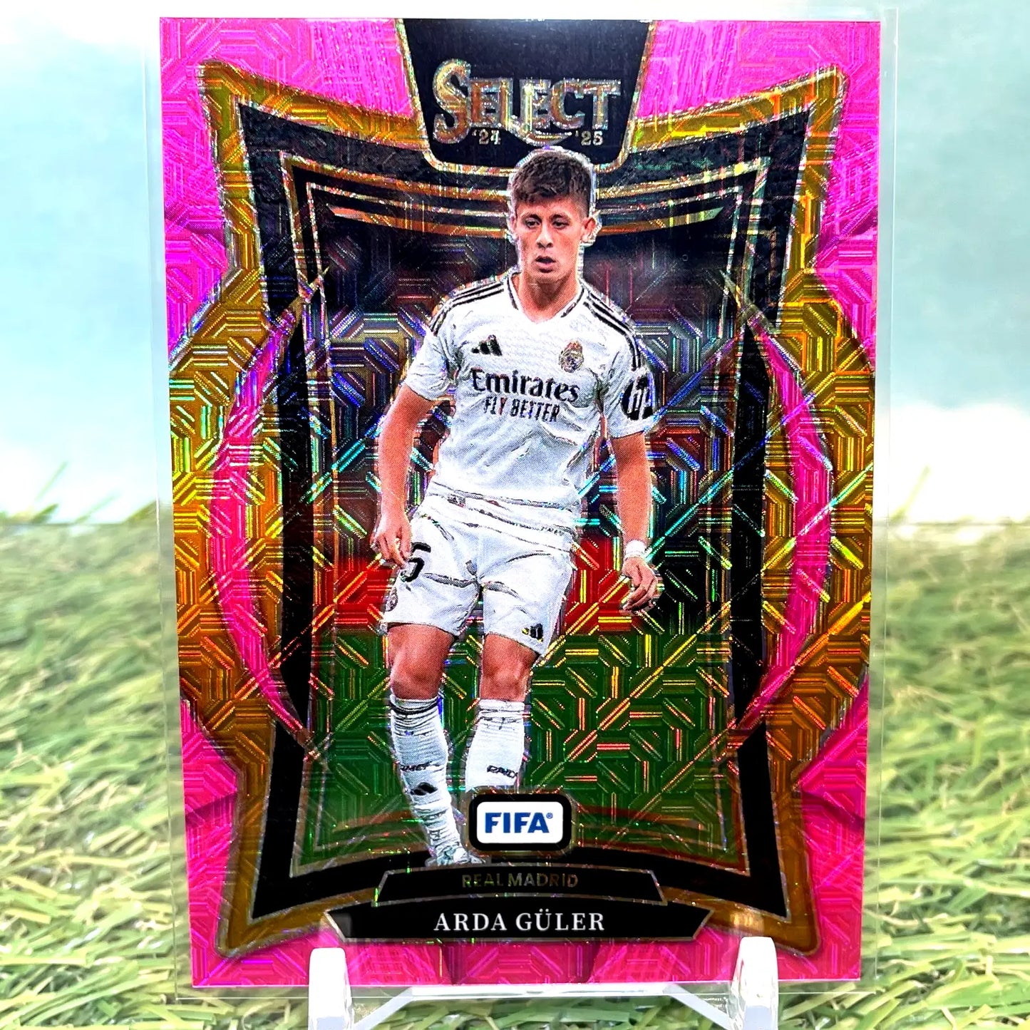 2024-25 Panini Select FIFA #3 Arda Guler Pink Mojo Prizm /299 Real Madrid - Soccer Card Single