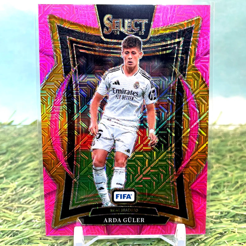 2024-25 Panini Select FIFA #3 Arda Guler Pink Mojo Prizm /299 Real Madrid - Soccer Card Single