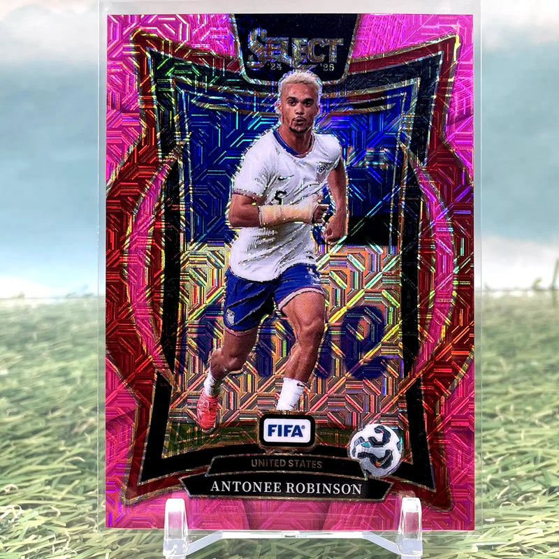 2024-25 Panini Select FIFA Antonee Robinson Pink Mojo /299 USMNT - Soccer Card Single