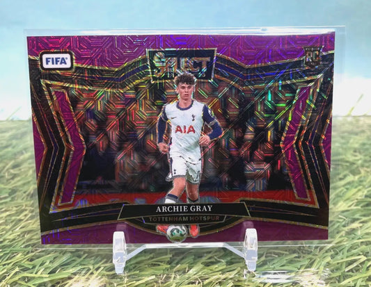 2024-25 Panini Select FIFA Field Level #230 Archie Gray Purple Mojo Prizm (RC) - Soccer Card Single