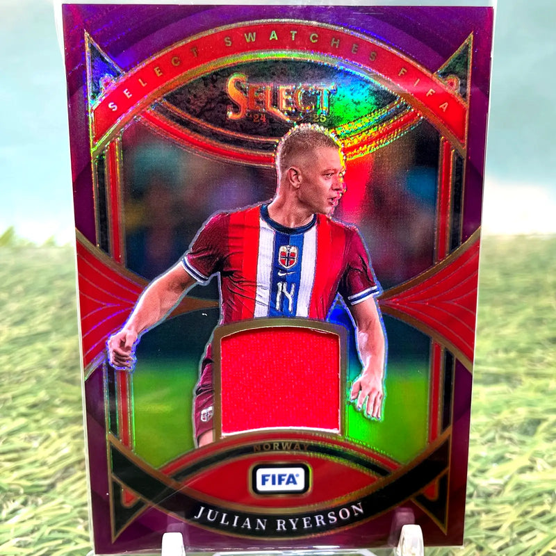 2024-25 Panini Select FIFA JULIAN RYERSON Patch Purple Prizm Swatches /49 #SW-JR - Soccer Card Single
