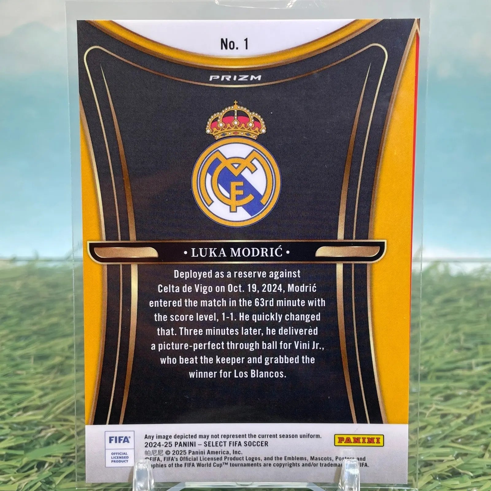 2024-25 Panini Select FIFA Luka Modric Unstoppable Silver #1 - Soccer Card Single