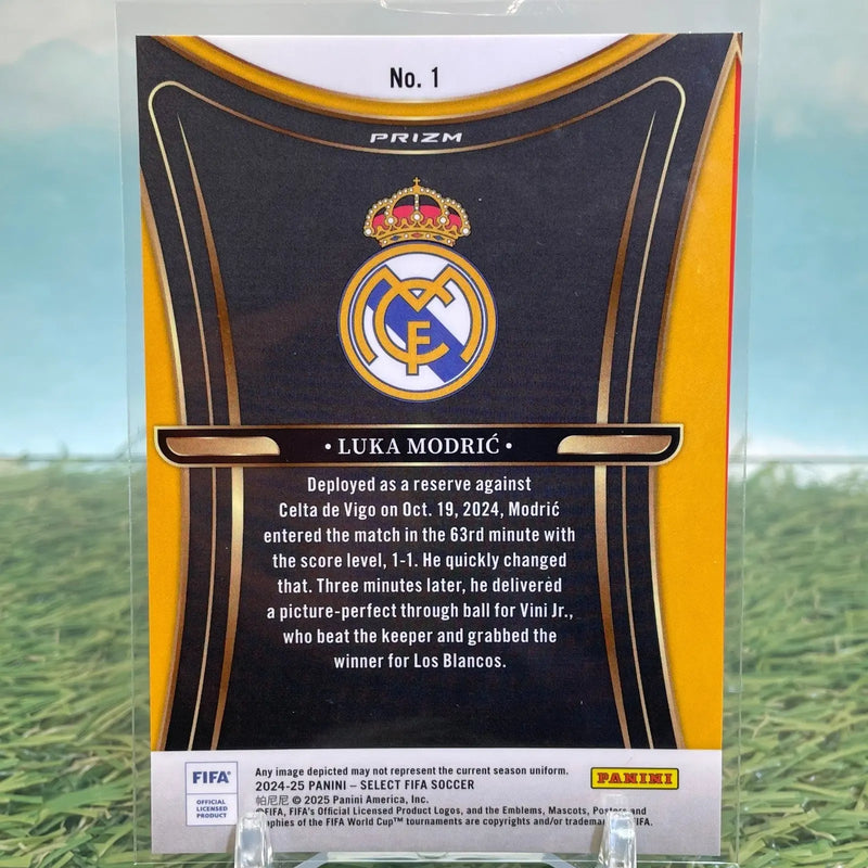 2024-25 Panini Select FIFA Luka Modric Unstoppable Silver #1 - Soccer Card Single