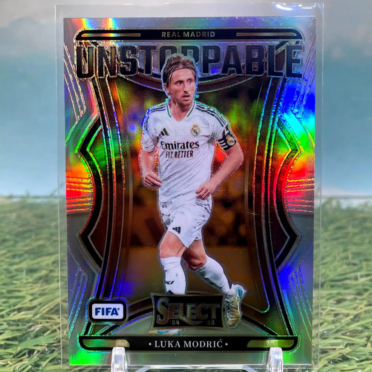 2024-25 Panini Select FIFA Luka Modric Unstoppable Silver #1 - Soccer Card Single