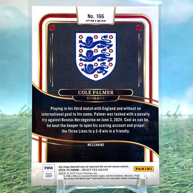 2024-25 Panini Select FIFA Mezzanine Cole Palmer #166 Silver Prizm - Soccer Card Single