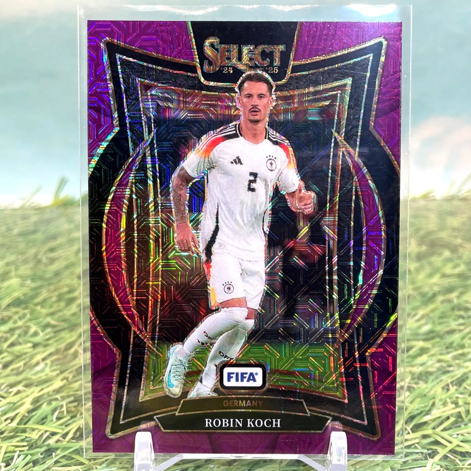 2024-25 Panini Select FIFA Terrace Robin Koch #75 Purple Mojo Germany - Soccer Card Single