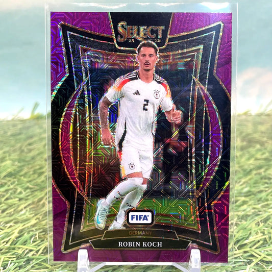 2024-25 Panini Select FIFA Terrace Robin Koch #75 Purple Mojo Germany - Soccer Card Single
