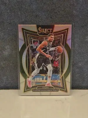 2024-25 Panini Select Giannis Antetokounmpo Concourse Silver Prizm #43 - Basketball Card Single