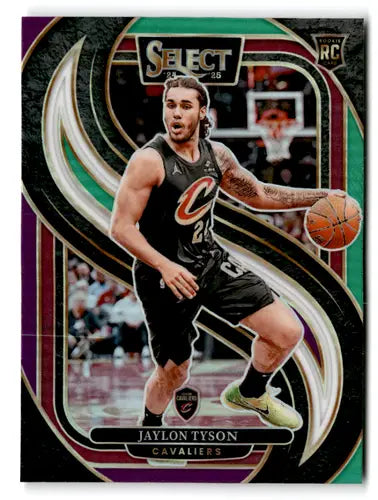 2024-25 Panini Select Green White Purple Prizms #182 Jaylon Tyson NM-MT ID:80955 - Basketball Card Single