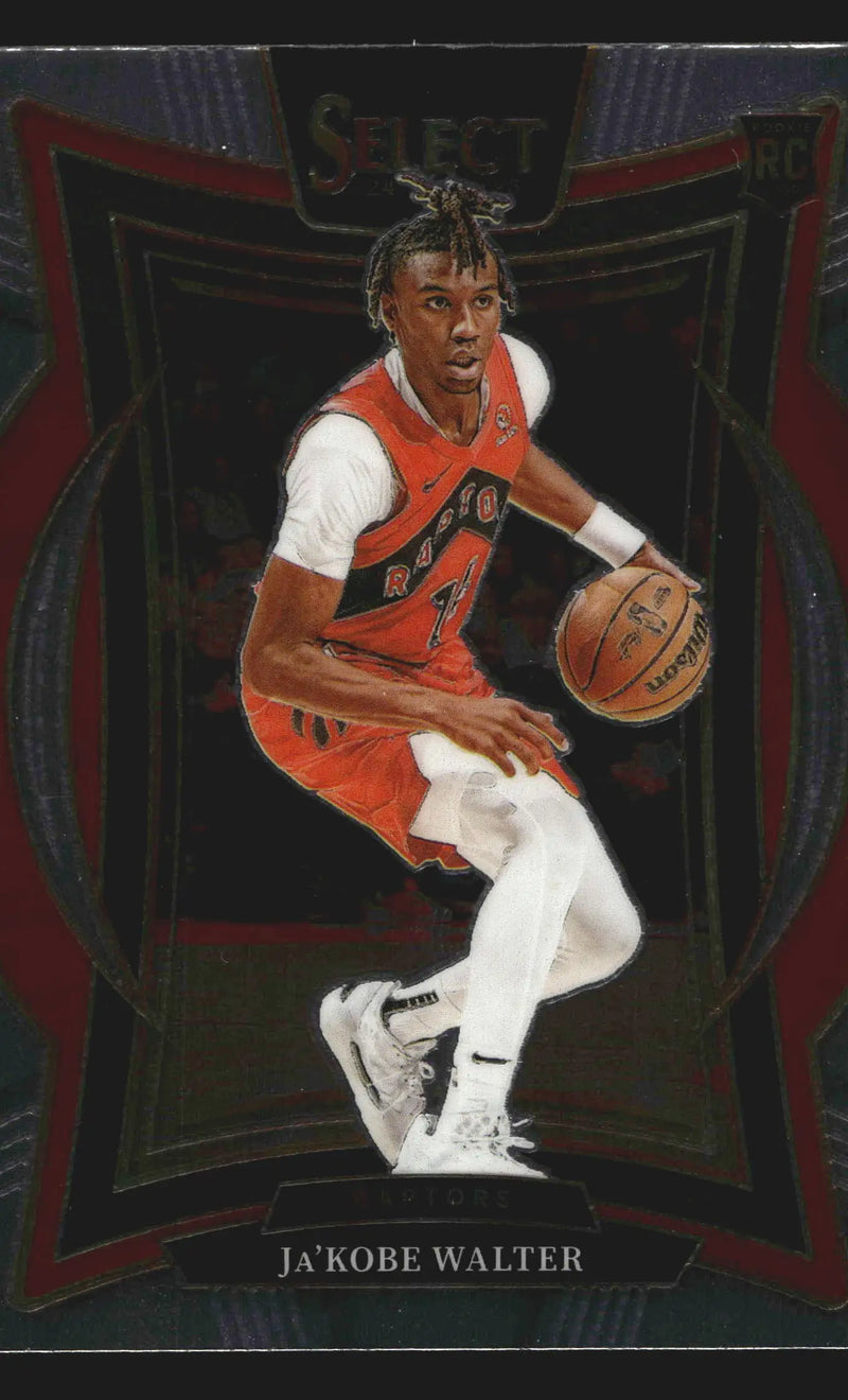 2024-25 Panini Select Ja’Kobe Walter #96 Concourse RC Toronto Raptors - Basketball Card Single