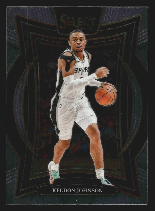 2024-25 Panini Select Keldon Johnson #58 Concourse San Antonio Spurs - Basketball Card Single