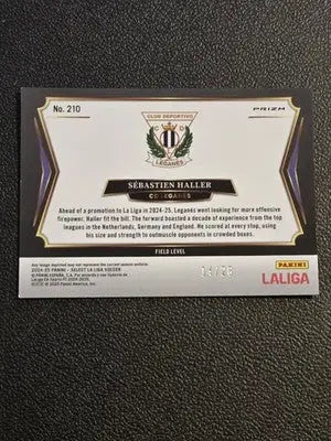 2024-25 Panini Select La Liga #210 Sebastien Haller Jade Dragon Scale #/28 - Soccer Card Single