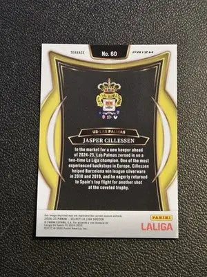 2024-25 Panini Select La Liga #60 Jasper Cillessen Peacock - Soccer Card Single