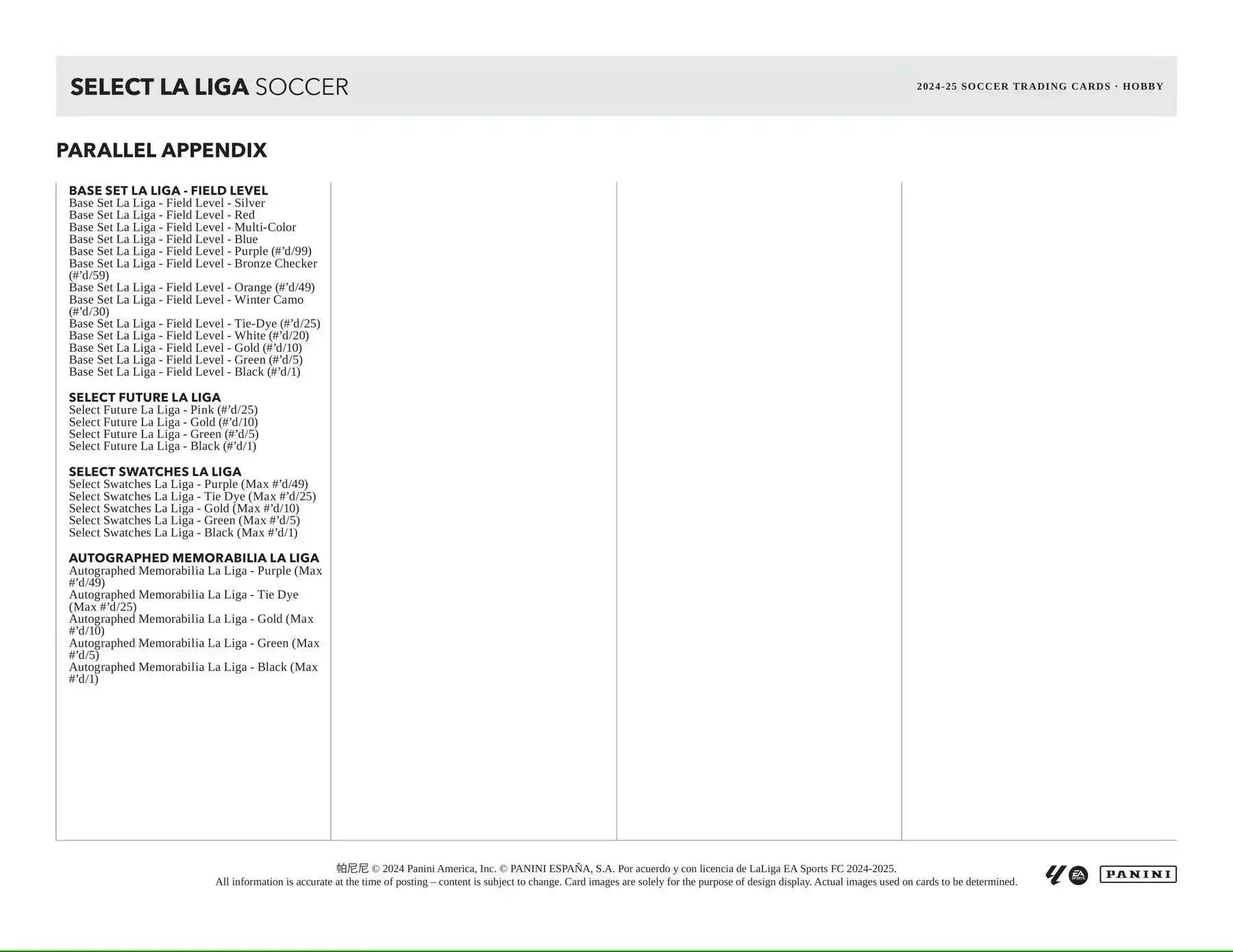 2024-25 Panini Select La Liga Soccer Hobby Box - Sports Card Hobby Boxes