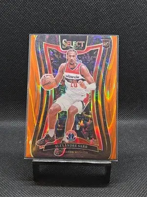 2024-25 Panini Select - Mezzanine Alexandre Sarr #399 Orange Tectonic Prizm (RC)