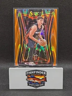 2024-25 Panini Select - Mezzanine Pelle Larsson #400 Orange Tectonic Prizm (RC) - Basketball Card Single
