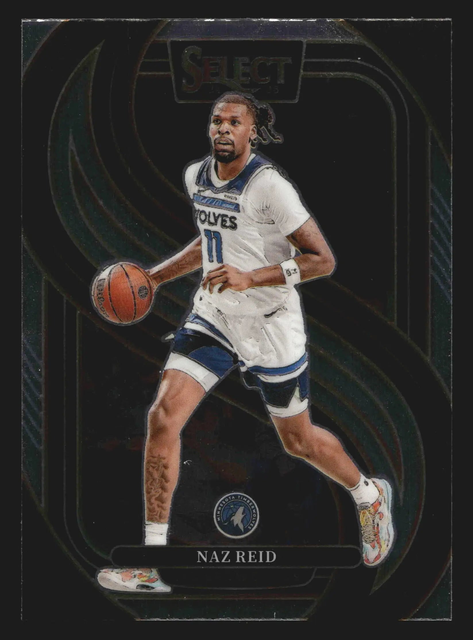 2024-25 Panini Select Naz Reid #132 Premier Level Timberwolves - Basketball Card Single