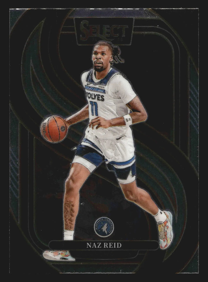 2024-25 Panini Select Naz Reid #132 Premier Level Timberwolves - Basketball Card Single