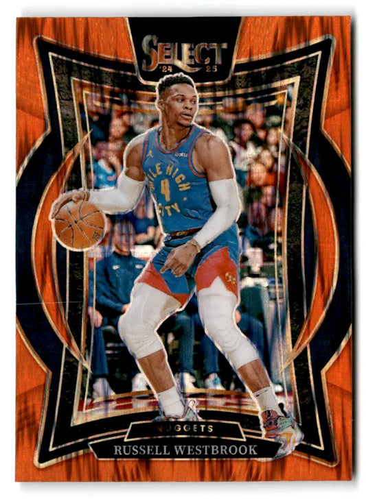 2024-25 Panini Select Orange Flash Prizms #18 Russell Westbrook NM-MT N ID:80957 - Basketball Card Single