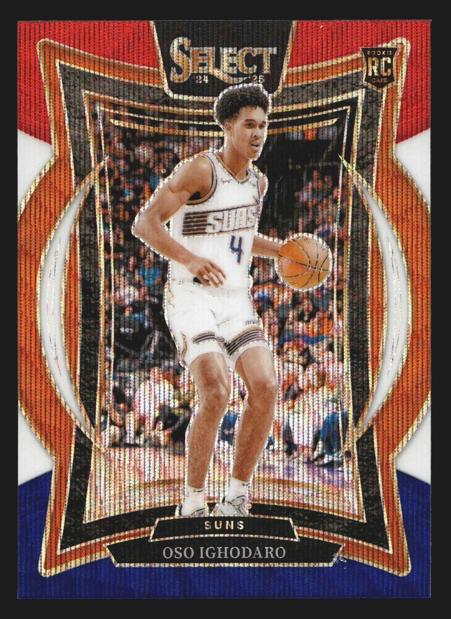 2024-25 Panini Select Oso Ighodaro #75 Concourse Tri-Color Prizm RC - Basketball Card Single