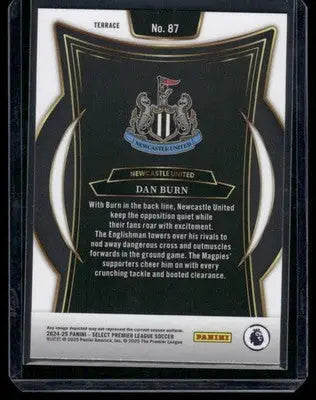 2024-25 Panini Select Premier League Soccer Dan Burn #87 Soccer - Soccer Card Single