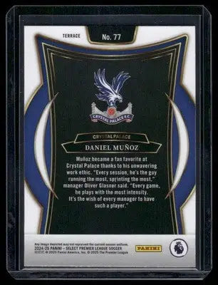 2024-25 Panini Select Premier League Soccer Daniel Muñoz #77 Soccer - Soccer Card Single
