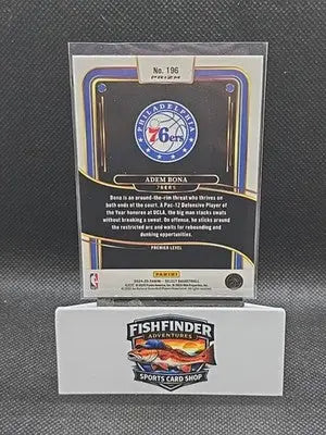 2024-25 Panini Select - Premier Level Adem Bona #196 Tectonic Prizm (RC) - Basketball Card Single